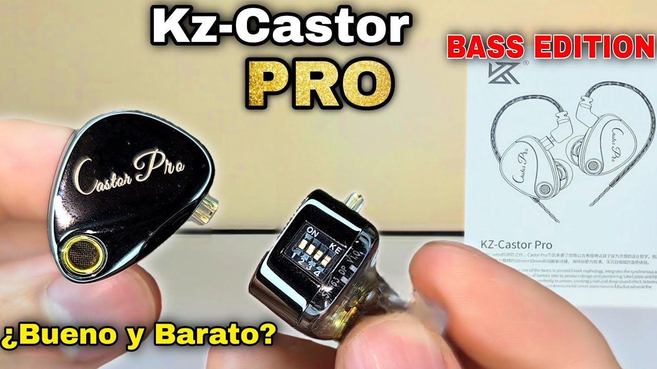 KZ Castor PRO Bass Edition 🤯¡NUEVA GENERACIÓN LO QUE DEBES SABER! - YouTube