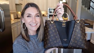 WHAT'S IN MY BAG?! LOUIS VUITTON MONOGRAM V TOTE - MINI REVIEW + SPEEDY 30  COMPARISON 