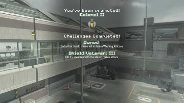 Ed_Schotts - MW3 riot shield sandwich and owned title.