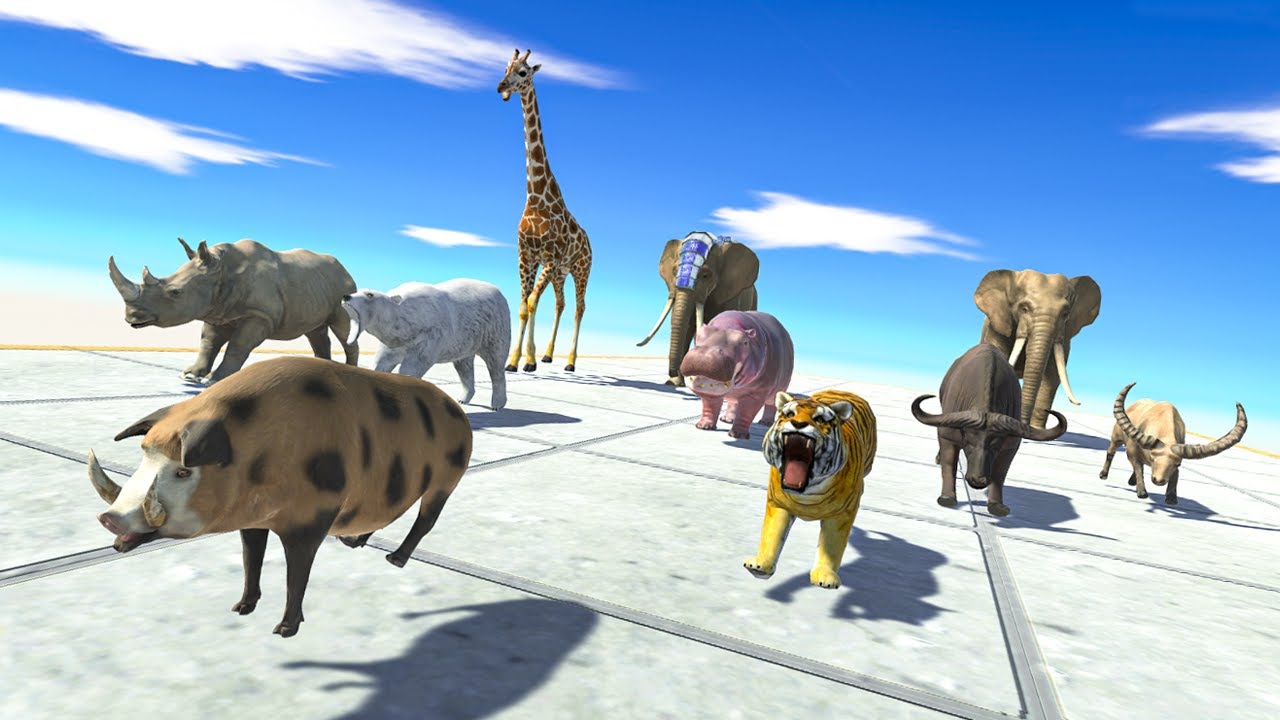 MAMMALS NEIGHBORS attack ROCKET ELLIE AGAIN ARBS Animal Revolt Battle Simulator