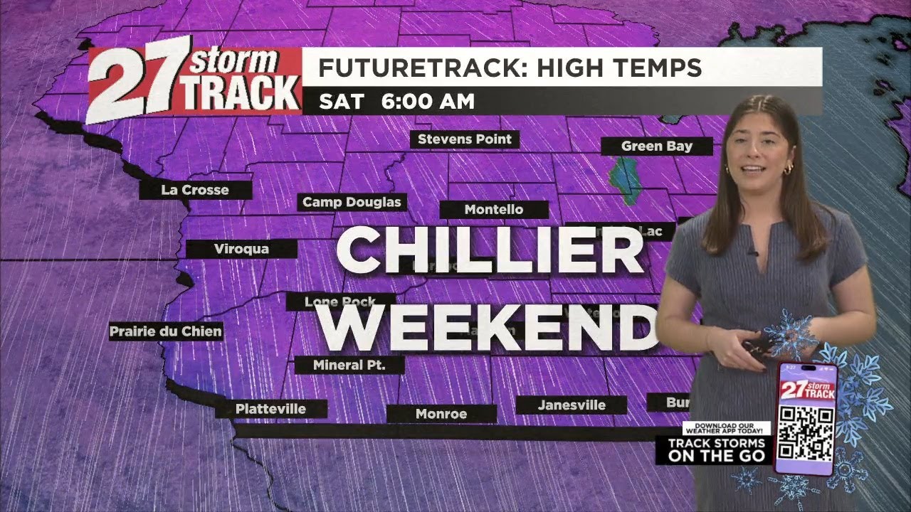 Cooler weekend ahead - YouTube
