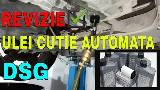 DSG automatic transmission oil change