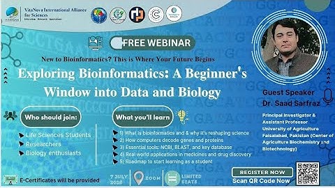 Exploring Bioinformatics: A Beginner’s Guide to Genes, Data & Discovery | Free Webinar