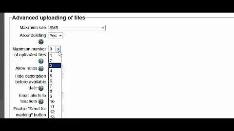 Moodle Lesson 11: Add Multiple File Upload Activity