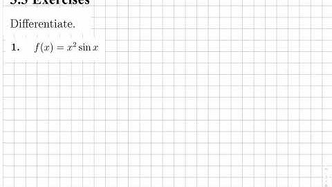 Stewart Calculus ET 8th Ed. 3.3 #1. Using the Product Rule to find the Derivative.