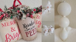 4 HIGH-END DOLLAR TREE CHRISTMAS ORNAMENTS | HOLIDAY DECOR | GLAM ORNAMENTS | BEST HIGH-END DIY 2021