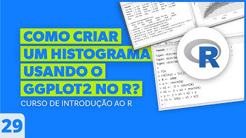 Como Criar um Histograma Usando o ggplot2 no R? - AULA 29 - Curso de Introdução ao R