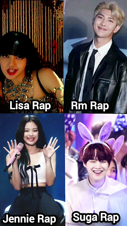 Lisa Vs Rm Vs Jennie Vs Suga Rap 🔥 #shorts