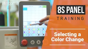 8S Panel training series: Part 13 - Selecting a Color Change