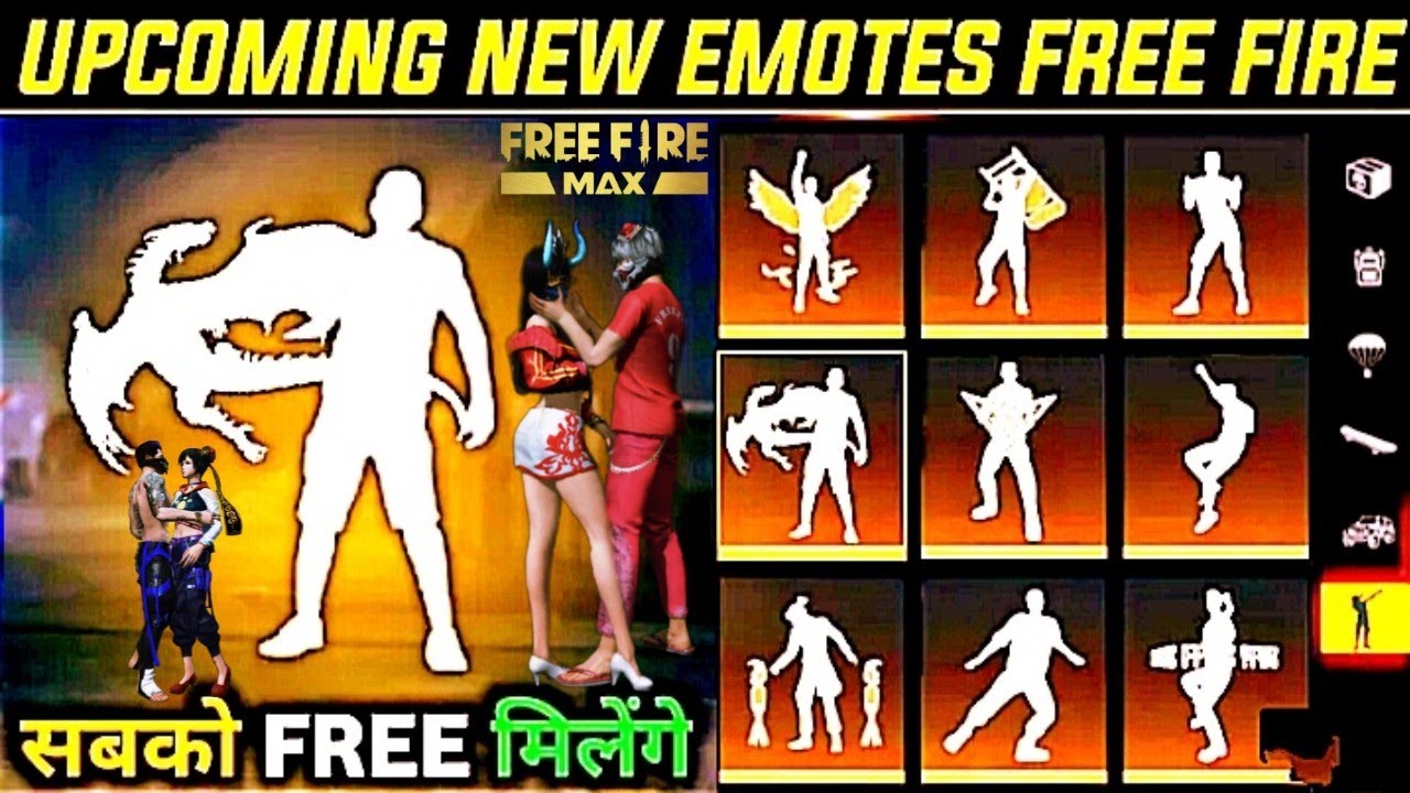Free Fire New Emote // Ob33 All Emotes Review // Free Fire Upcoming Emotes // Free Fire Ob33 Emote
