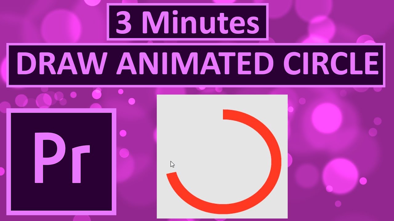 How to Draw Animated Circle using Clock Wipe in Premiere Pro - YouTube