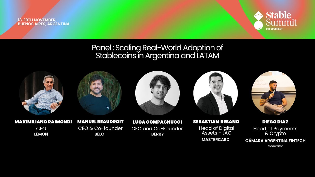 Scaling Real-World Adoption of Stablecoins in Argentina and LATAM - Panel