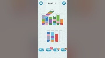 water sort puzzle game level 191 Numpuz gameplay android ios games funny gaming