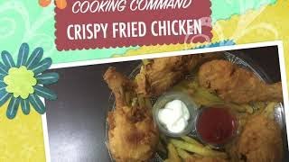 Crispy Fried Chicken Recipe | How To Make Crispy Fried Chicken | Cooking Command | Chicken Broast