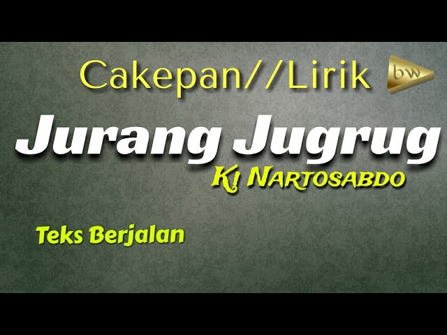 Cakepan Ladrang Jurang jugrug Ki Nartosabdo class=
