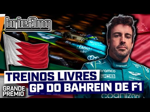 ALONSO EM 1º. STROLL CORRE?  TREINOS LIVRES DA F1 2023 NO BAHREIN | Briefing