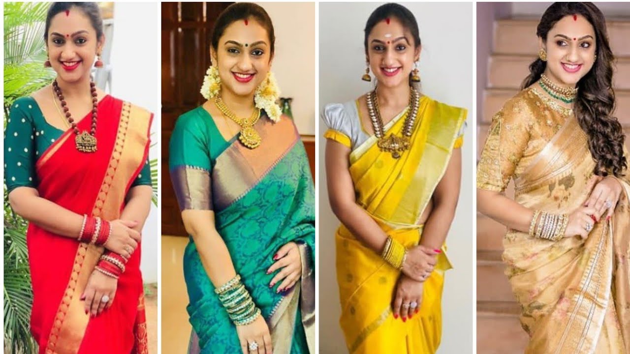 Actress Preetha Hari Saree Collection //Preetha vijayakumar // South ...