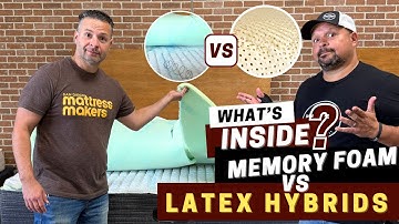 Memory Foam Hybrid Vs Latex Hybrids