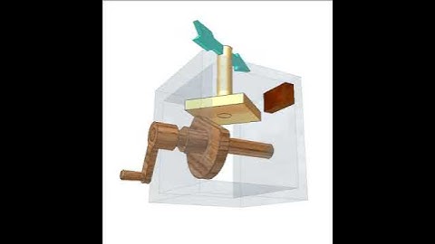 Simple mechanism for intermittent 90 deg. rotation