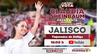 Claudia Sheinbaum En Vivo Mitin en Tlajomulco, Jalisco