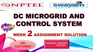 🔥💥WEEK 2💥🔥DC MICROGRID AND CONTROL SYSTEM ASSIGNMENT SOLUTION💥💥