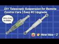 DIY Telescopic Suspension for Remote Control Cars | Easy RC Upgrade
