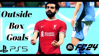 TOP 10 Rated players - Goals outside box | FC24 | PS5™ [4K60]