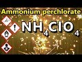 Ammonium perchlorate: NH4ClO4. Rocket fuel from construction foam!