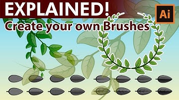 How to create your own Leaf Brushes - Adobe Illustrator Tutorial
