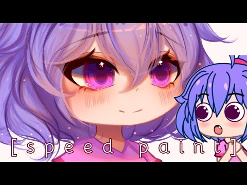 🌸editng the default girl in gacha club🌸{speedpaint}
