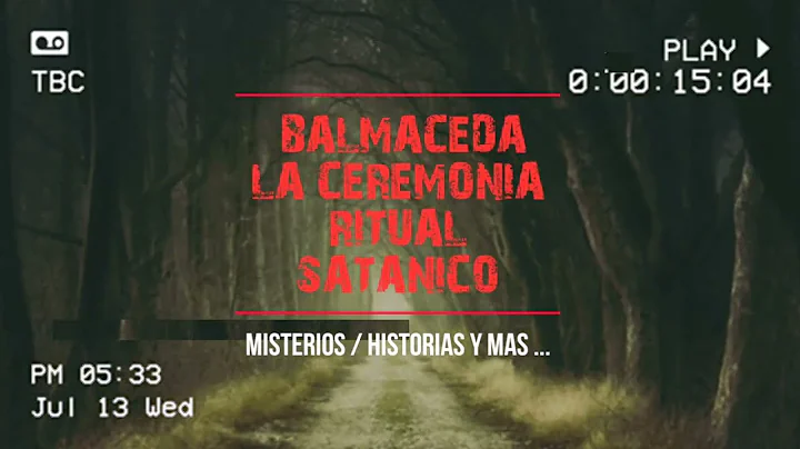 Balmaceda - La ceremonia de un ritual satanico