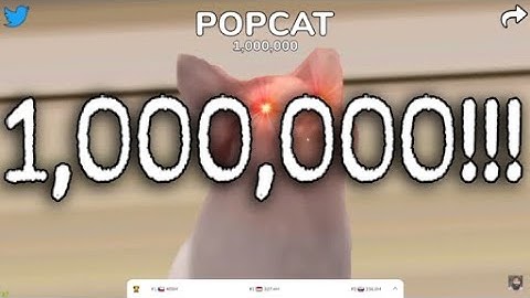 3 HOURS OF POPCAT CLICKING TO 1 000 000!!!