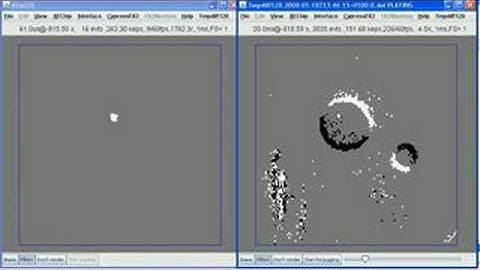 Demo of CUDA-JAER spike computing