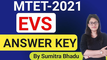 Mtet Evs Answer key 2021 || Mtet lp evs answer key|| Mtet evs solved paper