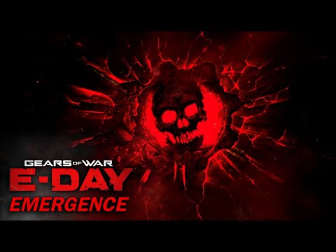 E-DAY Emergence 4K HDR Wallpaper | Red Glowing Skull Display