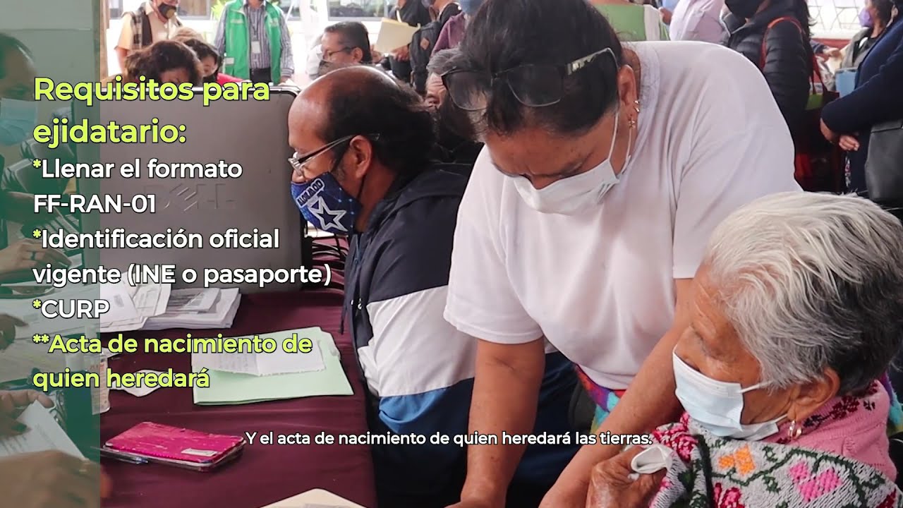 ¿Cómo puedes realizar tu Lista de Sucesión o Testamento Agrario? - YouTube