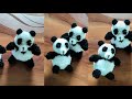 DIY Woolen Panda: Create a Cute and Cuddly Addition to Your Home Decor - woolen craft - woolen panda