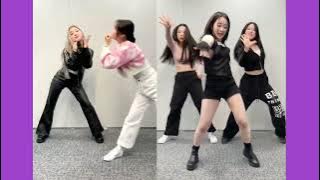 Kep1er Dayeon and Hikaru dancing to Soyeon's FIRE