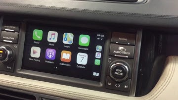 Apple CarPlay Range Rover L322 dual view