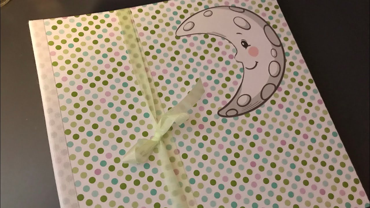 Babyalbum/Hochzeitsalbum basteln - das Cover