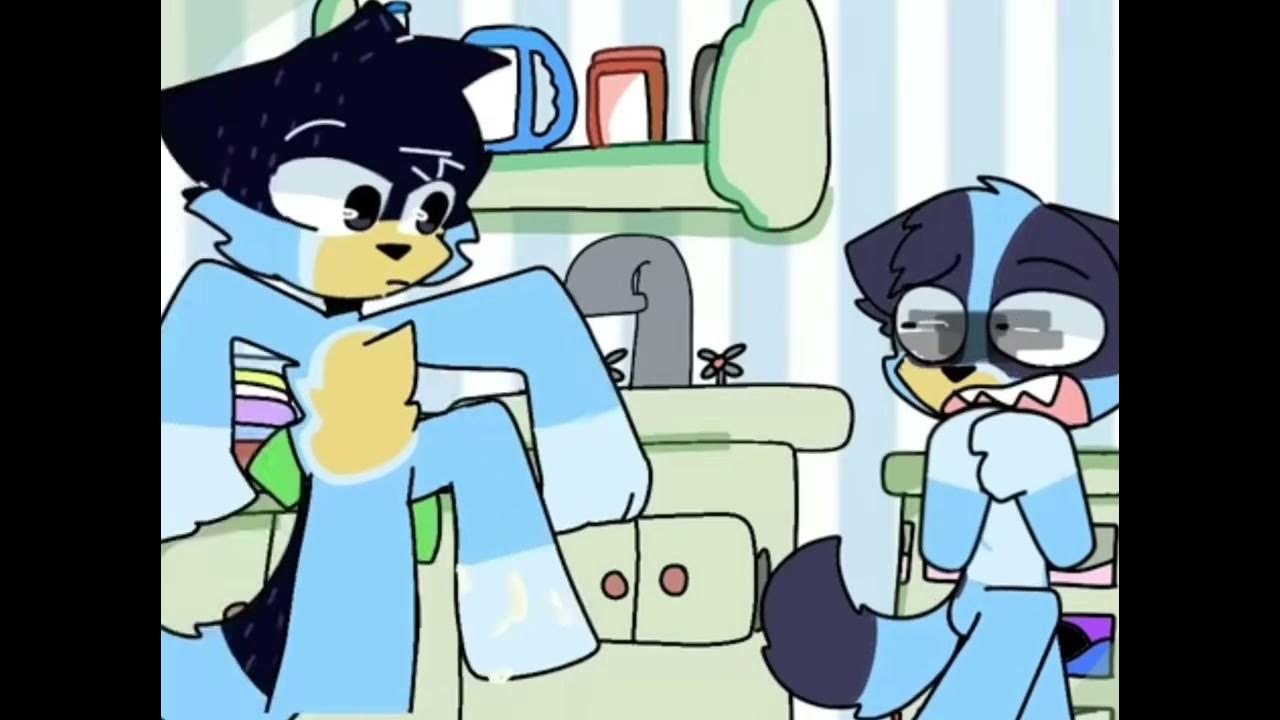 there-s-pee-on-my-foot-bluey-animation-broppiela-lea-youtube