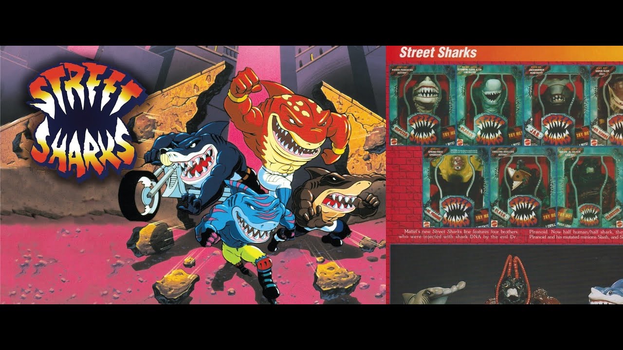 Mattel Street Sharks 30th Anniversary Figures coming in 2024 YouTube