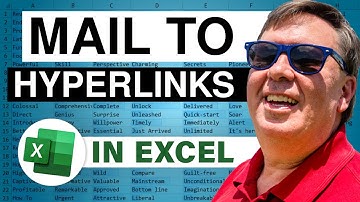 Excel - MailTo Hyperlinks: Episode 1370