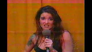 Angelica (Lita) Talks About The Badstreet Boys -  MCW Wrestling Nashville, TN Fairgrounds 5/01/1999