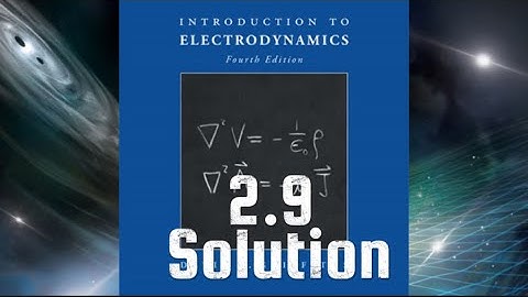 Griffith Electrodynamics Step-by-Step Solution Problem 2.9: Charge and Charge Density