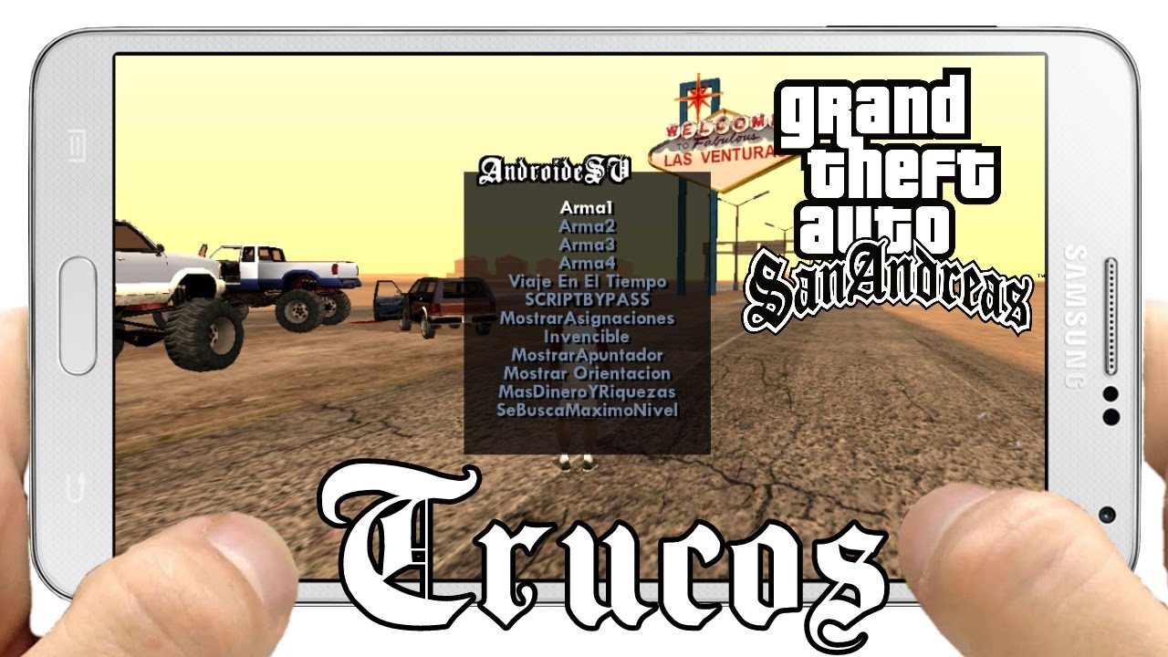 Como instalar trucos del GTA San Andreas para celular - Trucos Galaxy