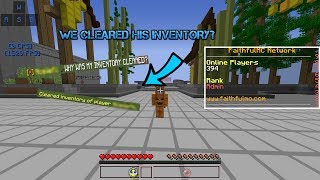 (ADMIN SERIES) CLEARING A PLAYERS INVENTORY FOR NO REASON?! - FaithfulMC 7.0 Staff Series (ADMIN SERIES) CLEARING A PLAYERS INVENTORY FOR NO REASON?! - FaithfulMC 7.0 Staff Series