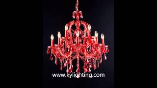 K&Y Colorful Crystal Chandeliers