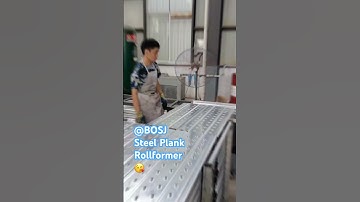 Steel plank rollformer in scaffold industry ,make it easy and faster 😇