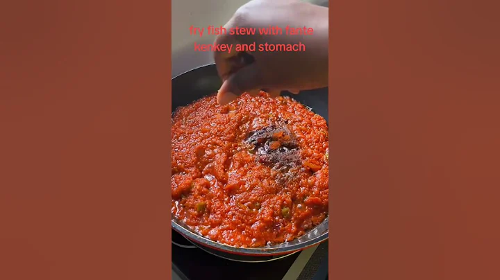 fante fante fish stew with kenkey,try it